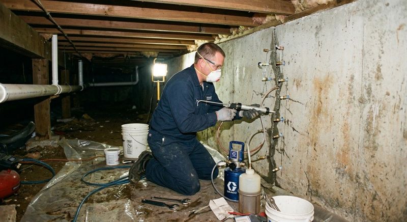 Basement Foundation Repair in Little Compton, RI