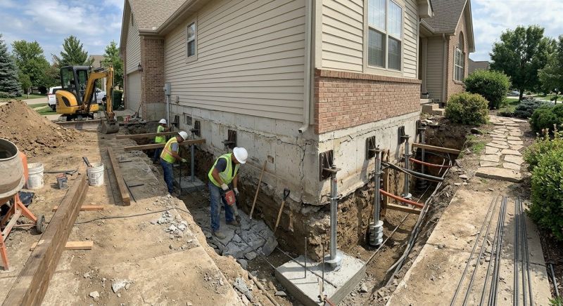 Basement Underpinning in East Greenwich, RI