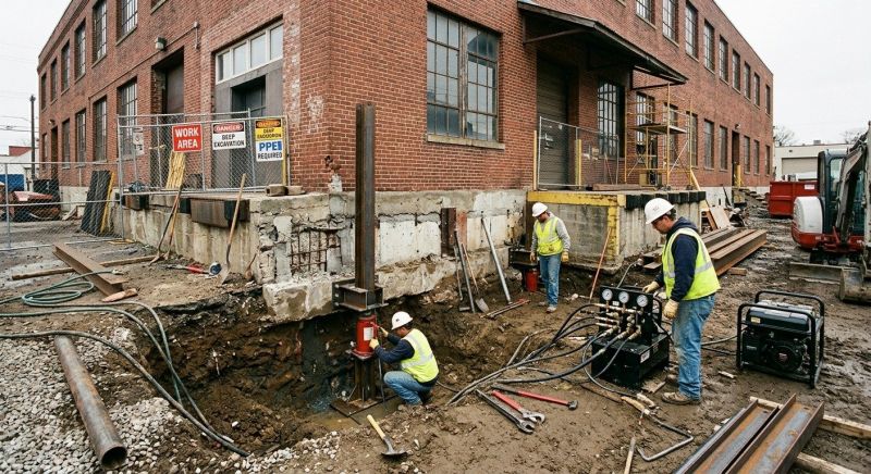 Building Foundation Repair in Fall River, MA
