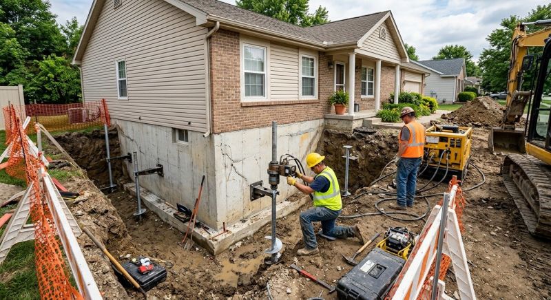 Building Foundation Repair in Jewett City, CT