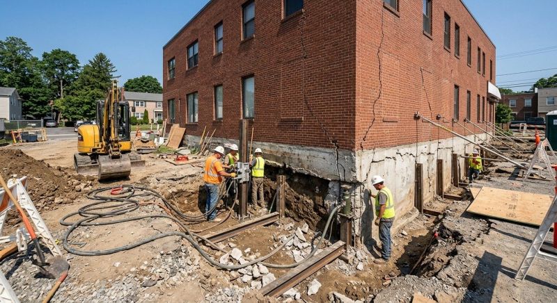 Building Foundation Repair in Warwick, RI