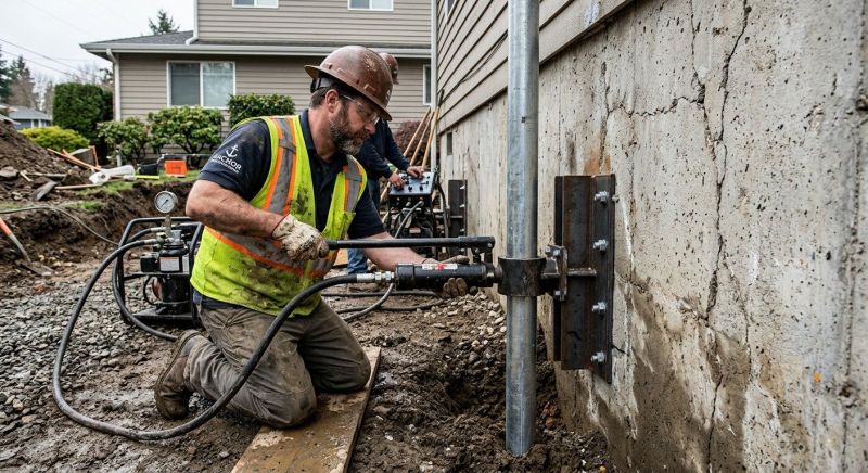 Concrete Foundation Leveling in Saunderstown, RI