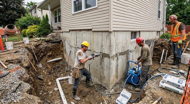 Concrete Foundation Repair in Attleboro, MA