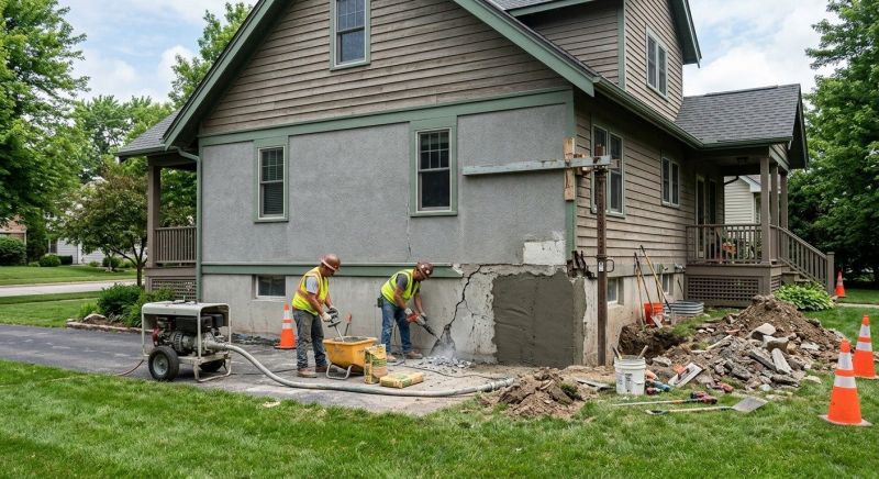 Concrete Foundation Repair in Cranston, RI
