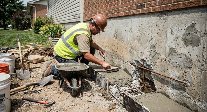 Concrete Foundation Repair in Jamestown, RI