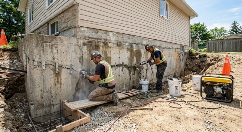 Concrete Foundation Repair in Providence County, RI