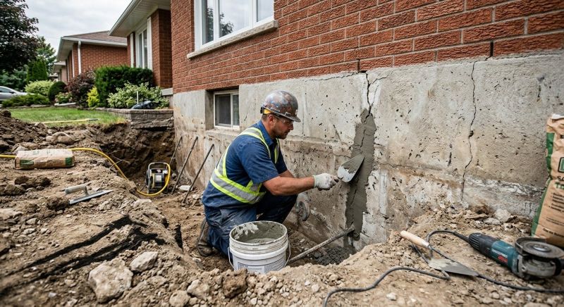 Concrete Foundation Repair in Warwick, RI
