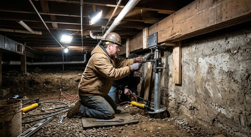 Crawlspace Foundation Repair in Dighton, MA