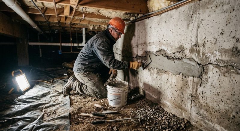 Crawlspace Foundation Repair in Jamestown, RI