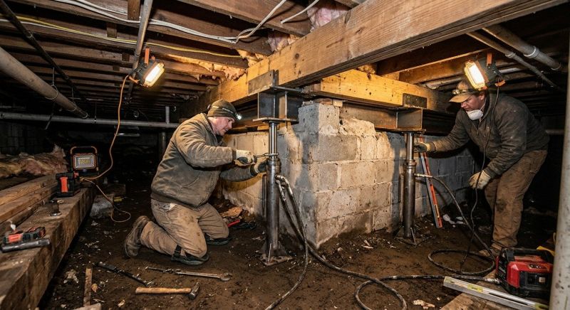 Crawlspace Repair in East Greenwich, RI