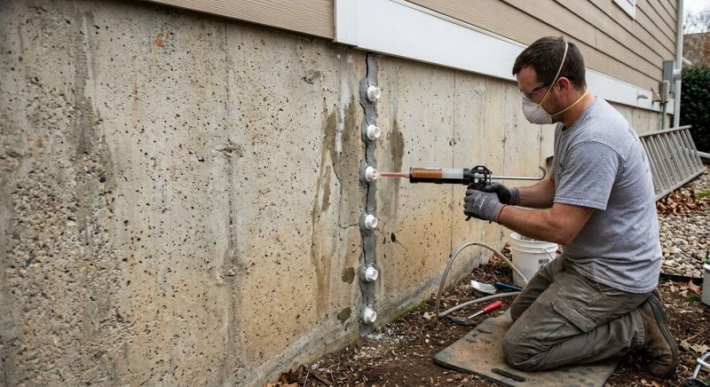 Foundation Cracks Repair in East Greenwich, RI