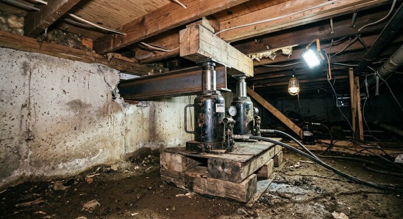 Foundation Jacking in Attleboro Falls, MA