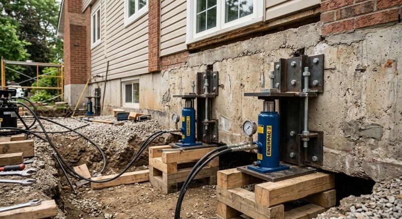 Foundation Jacking in Barrington, RI