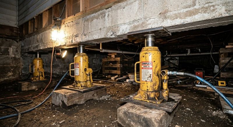 Foundation Jacking in Bristol County, RI