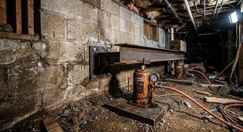 Foundation Jacking in Foster, RI