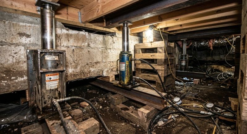 Foundation Jacking in Jamestown, RI