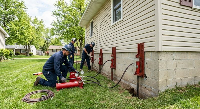 Foundation Jacking in Johnston, RI