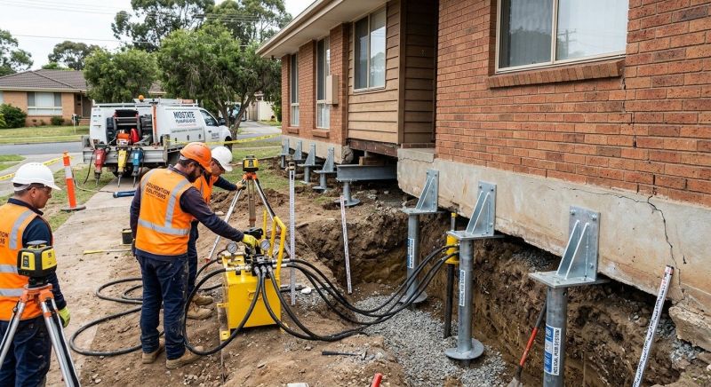 Foundation Jacking in North Stonington, CT