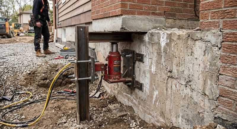 Foundation Jacking in Rehoboth, MA