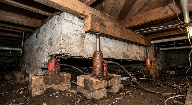 Foundation Jacking in Swansea, MA