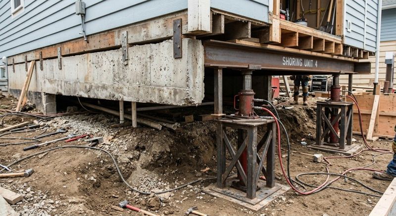 Foundation Jacking in West Warwick, RI