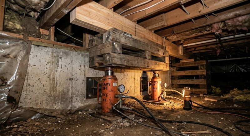 Foundation Jacking in Woonsocket, RI