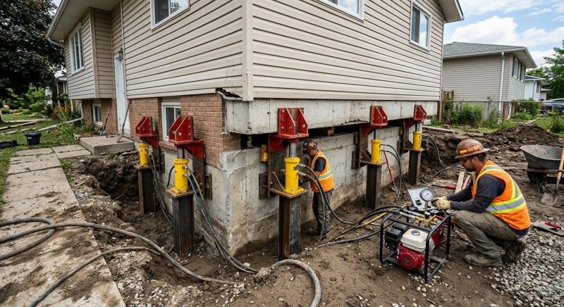 Foundation Lifting in Charlestown, RI