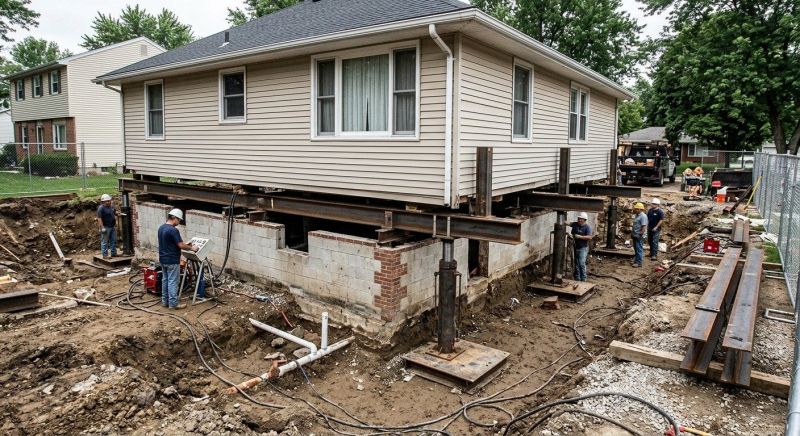 Foundation Lifting in Plainfield, CT