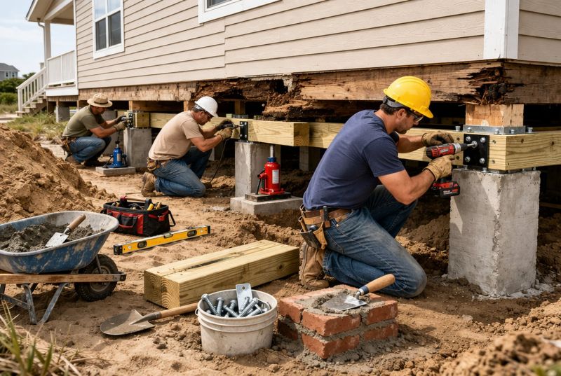 Foundation Raising in West Kingston, RI