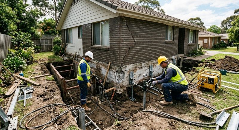 Foundation Stabilizing in Bristol, RI