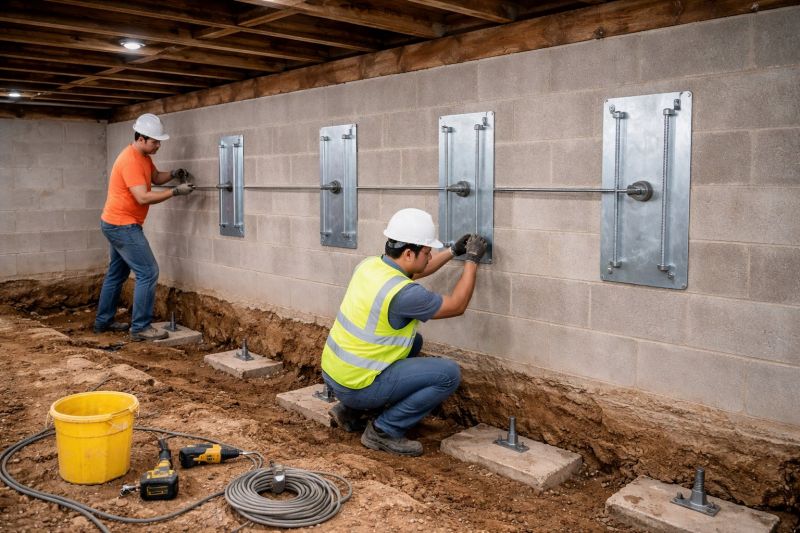 Foundation Stabilizing in East Greenwich, RI