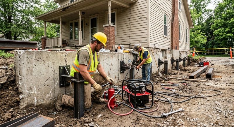 Foundation Stabilizing in Plainfield, CT