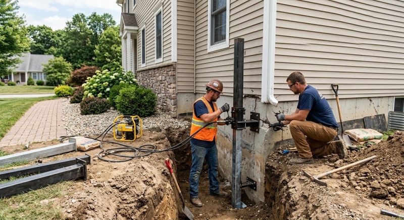 Foundation Stabilizing in Westport, MA
