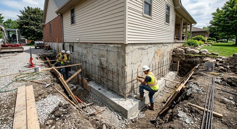 Foundation Strengthening in East Greenwich, RI
