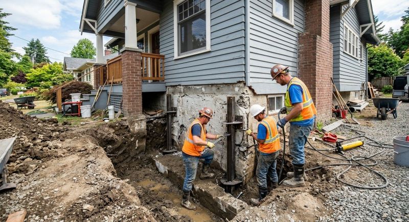 Foundation Structural Repair in Johnston, RI