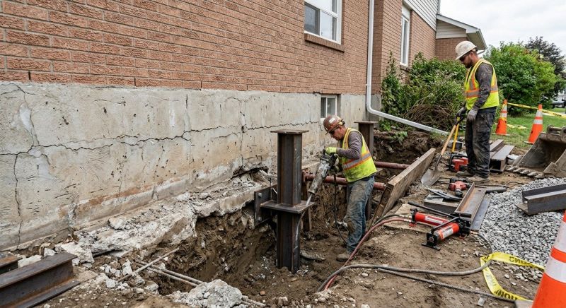 Foundation Structural Repair in North Scituate, RI