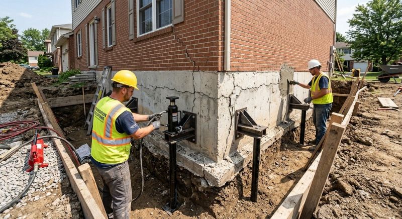 Foundation Structural Repair in Warren, RI