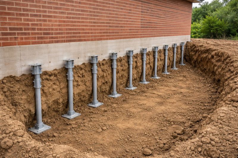 Helical Pile Installation in East Greenwich, RI