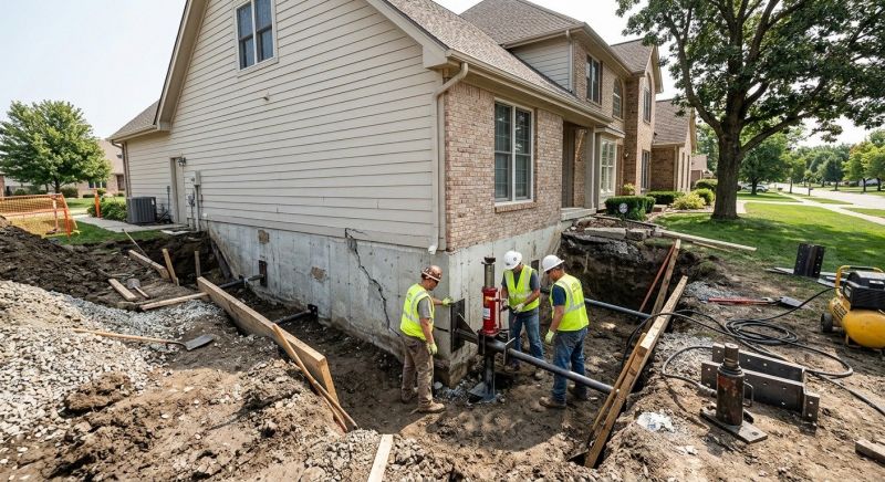 House Foundation Repair in Swansea, MA