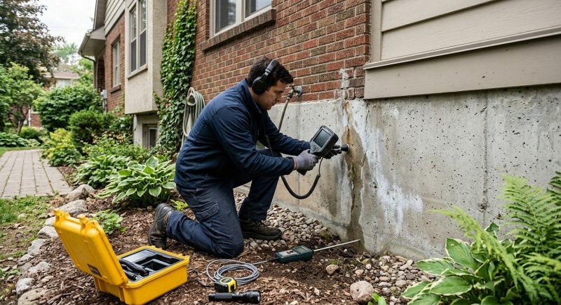 Leaking Foundation Repair in East Greenwich, RI