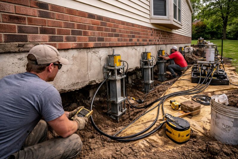 Settling Foundation Service in Lincoln, RI
