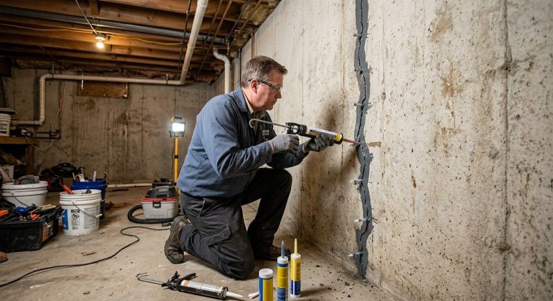 Structural Crack Repair in East Greenwich, RI